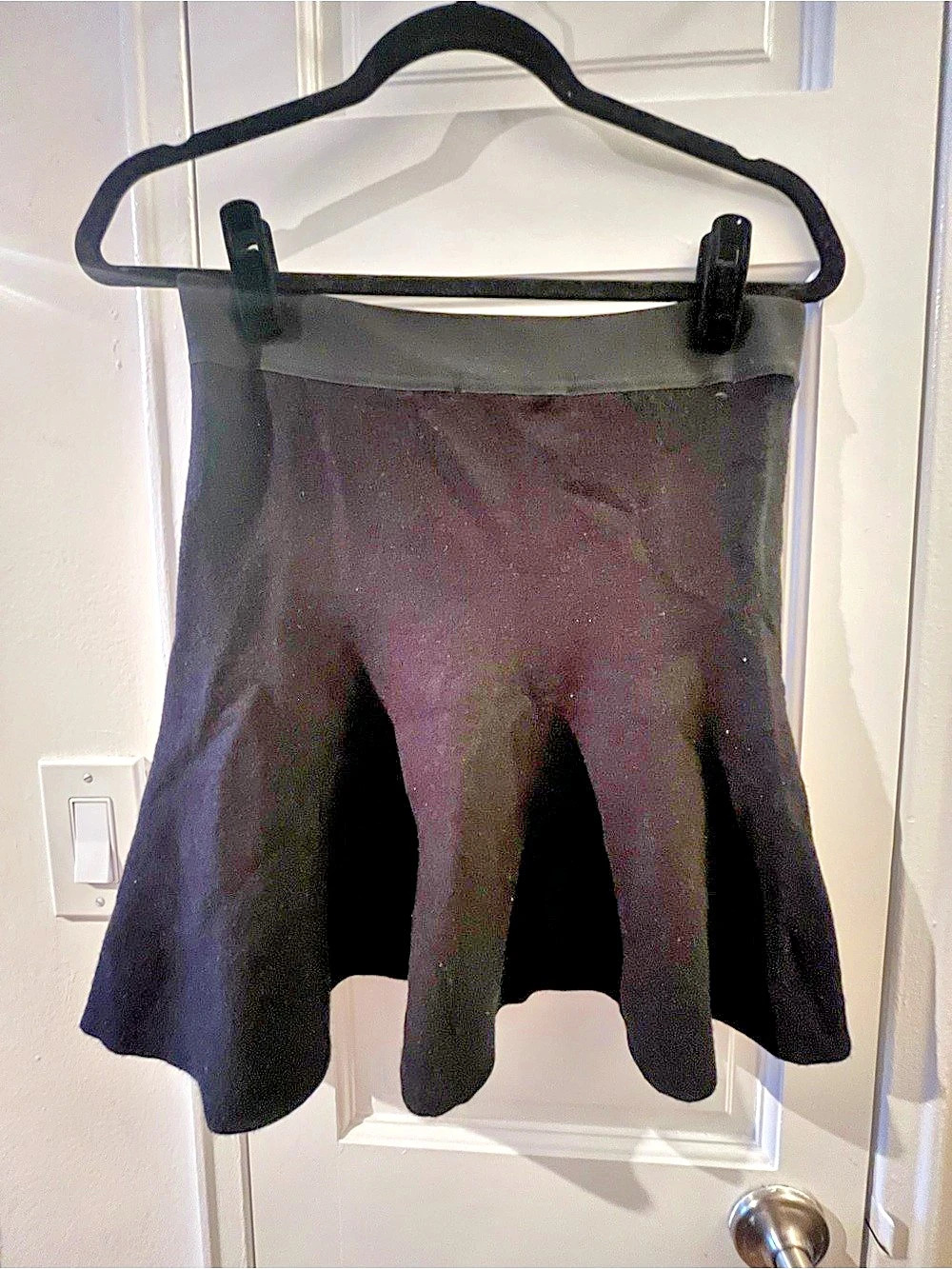 Comptoir des Cotonniers Black Mini Skirt Size Medium